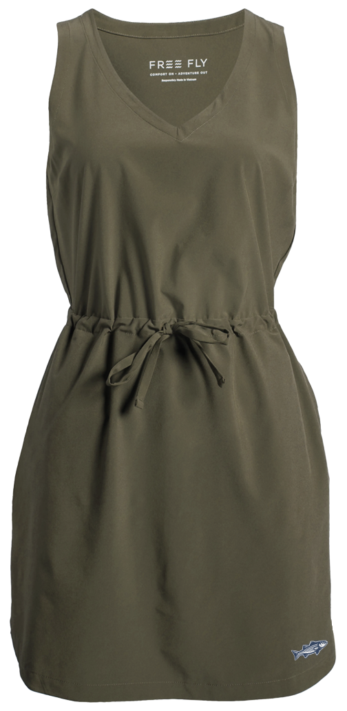 Free Fly Breeze Dress - Women's - Smokey Olive / XS Free Fly Breeze Dress - Women's - Smokey Olive / XS