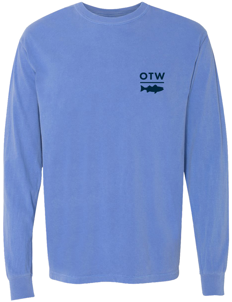 Pen & Ink Bluefish L/S – On The Water